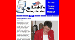 Desktop Screenshot of laddnotary.com